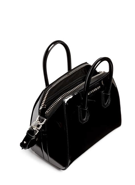 givenchy mini antigona patent|givenchy antigona small price.